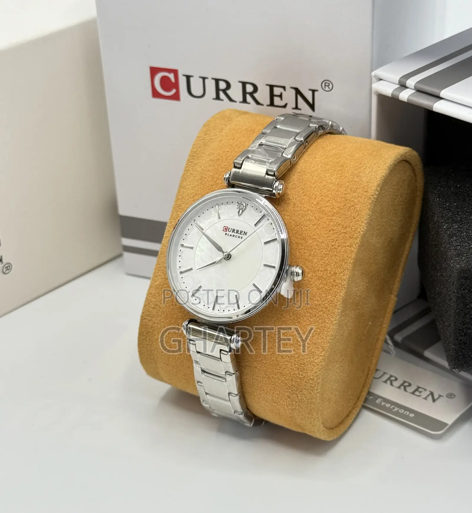 Curren Ladies Bold Analog Silver Watch
