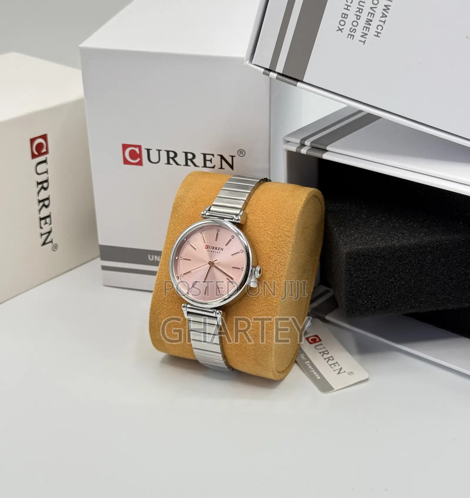Curren Ladies Bold Analog Silver Watch