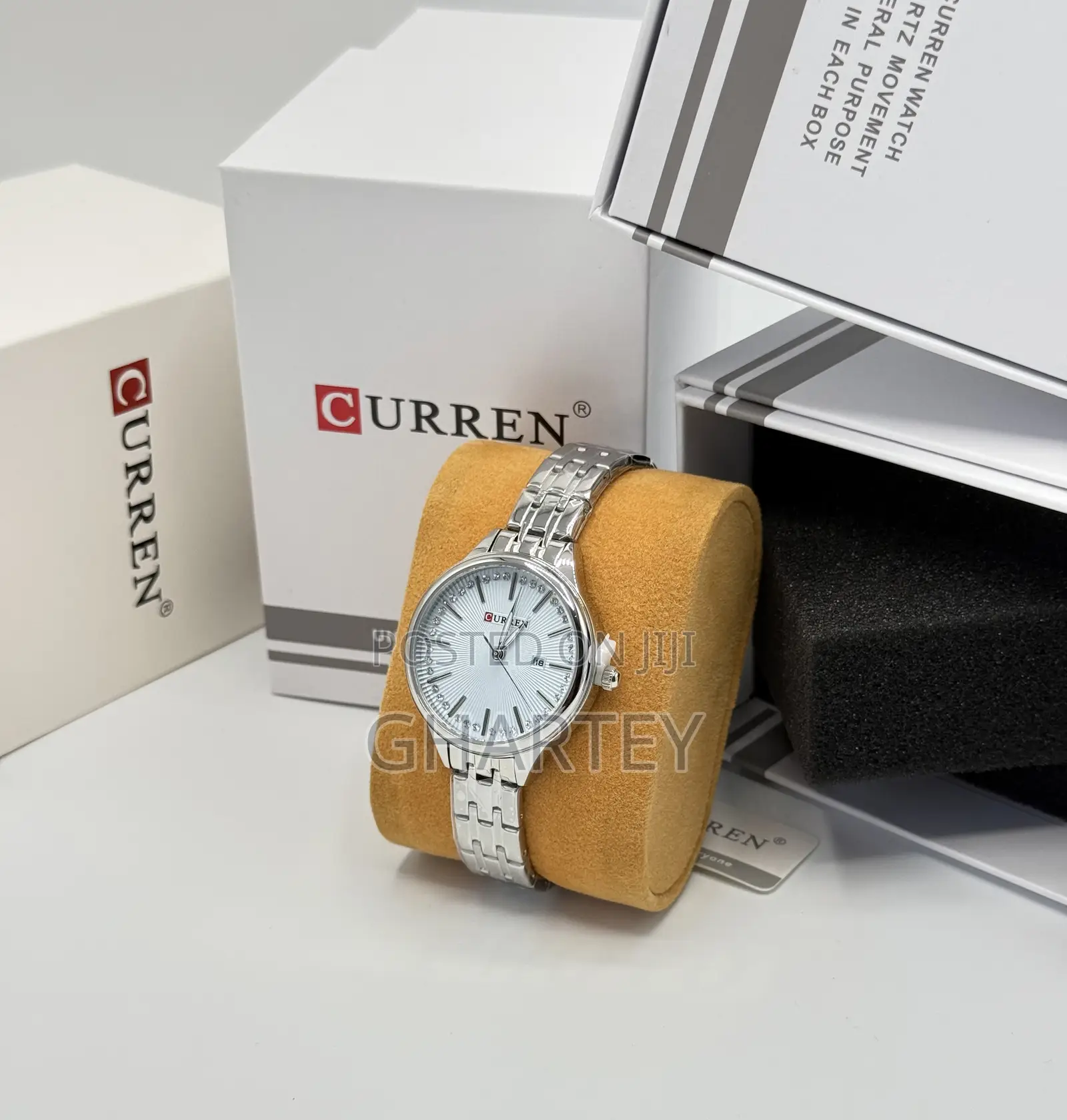 Curren Ladies Bold Analog Silver Watch
