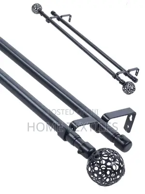 Double Curtain Rods Available in 2-3 Meters and 3-4 Meters