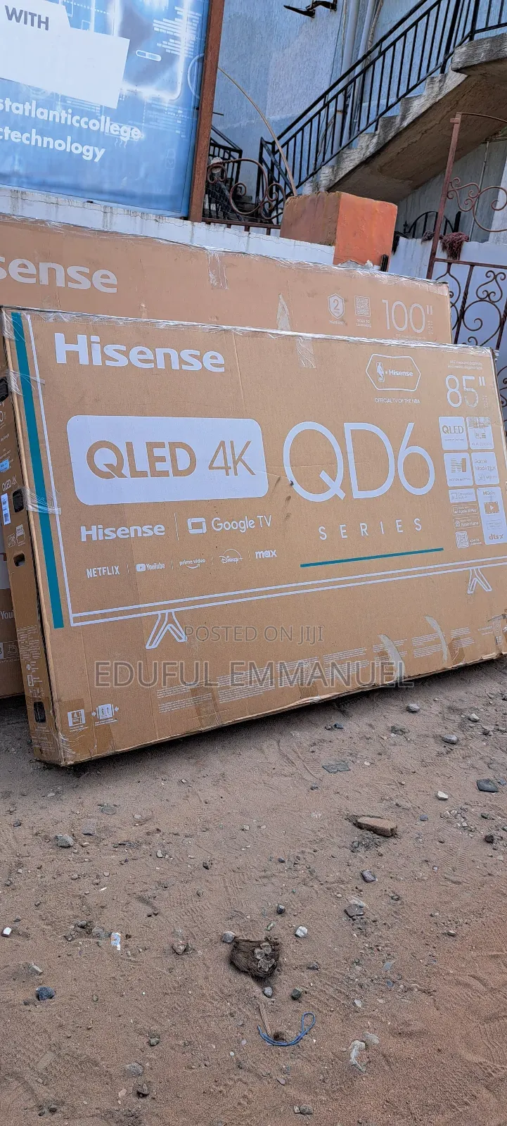 Hisense 85" Qled Google Tv From Usa Uhd Smart Android