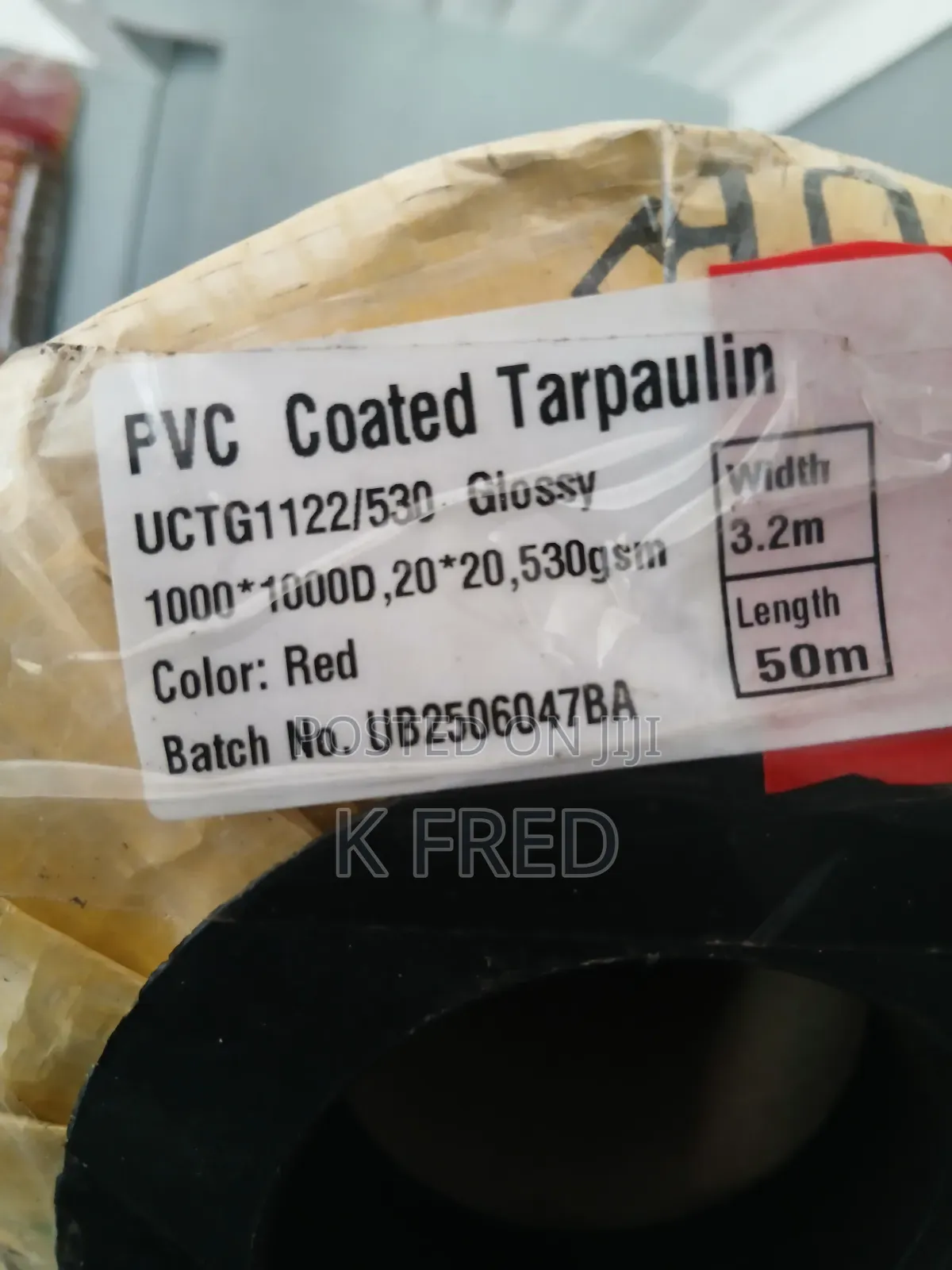 PVC Coated Tarpaulin 3*50m