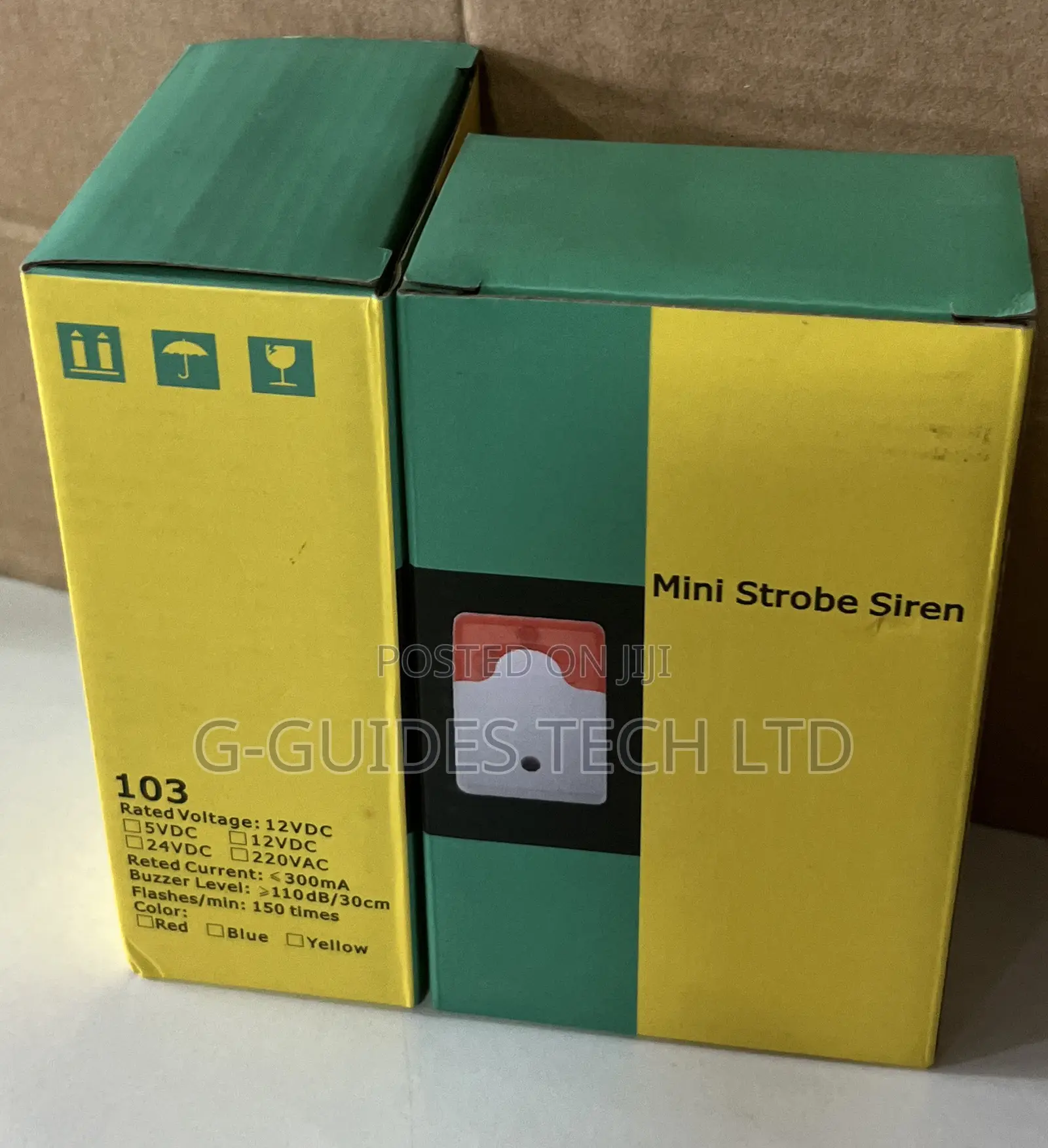 Mini Strobe Siren Wired Durable 5v 12v 24v 220vac Sound Alarm