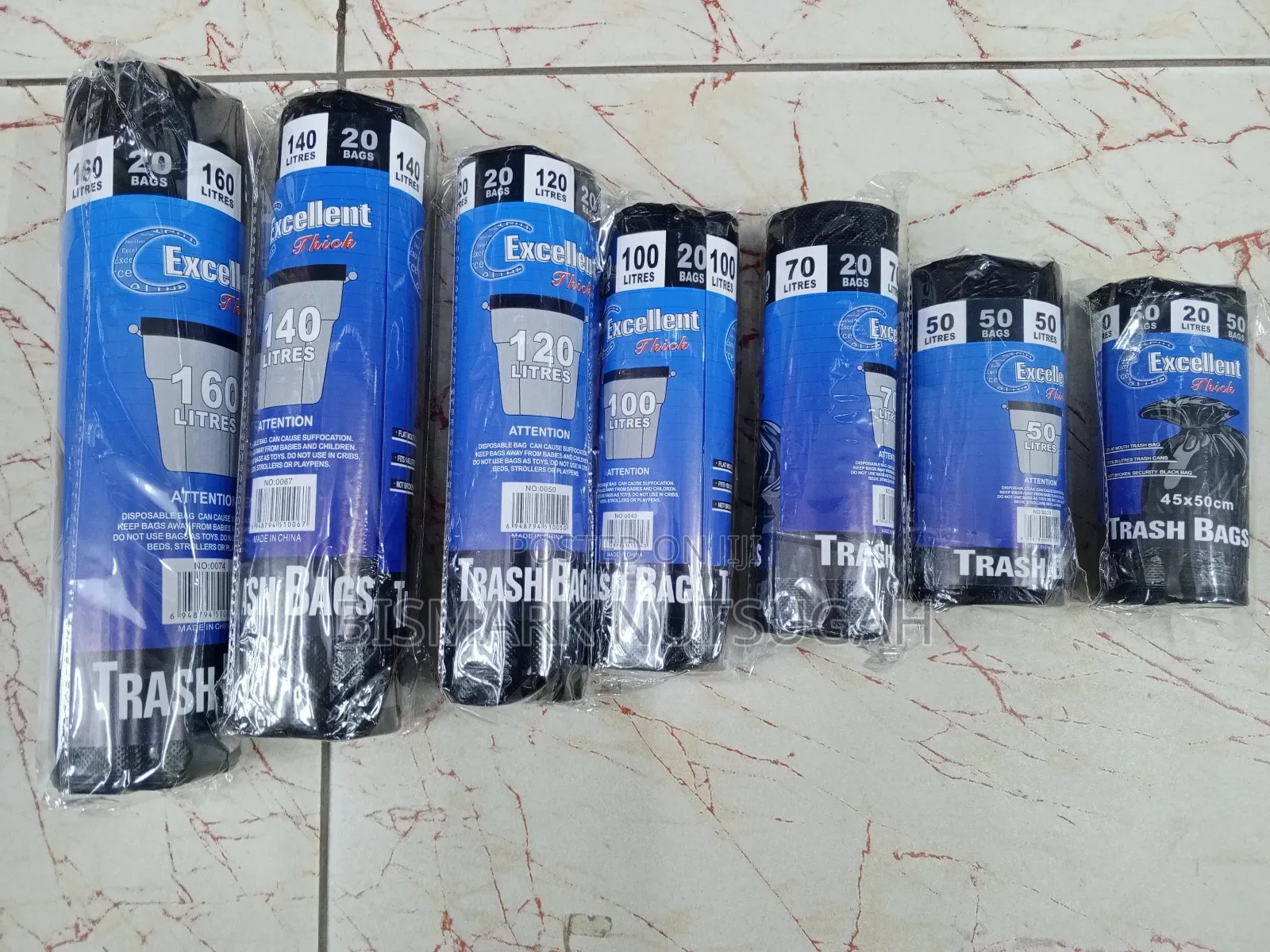 Garbage/Trash Rubber Bags