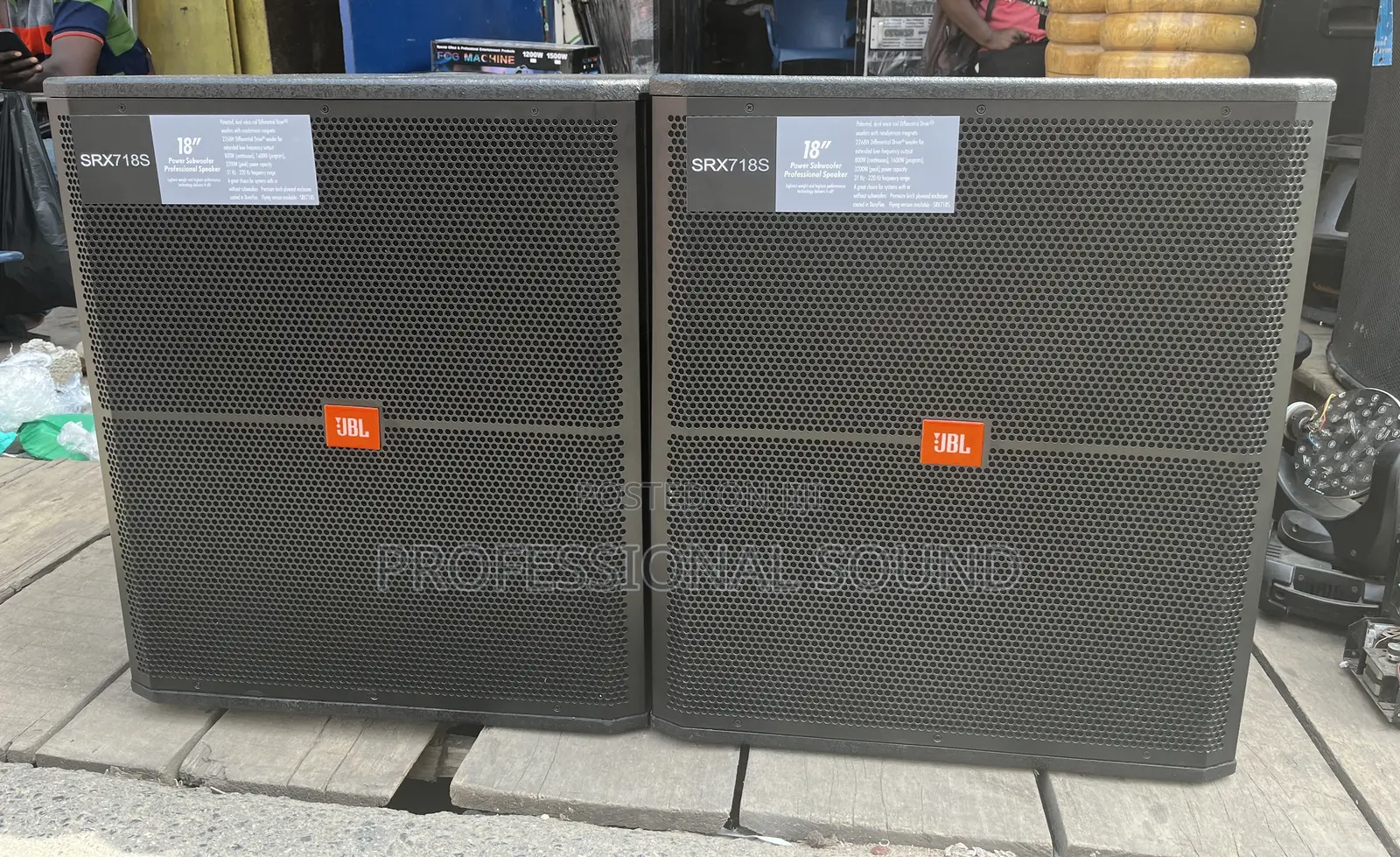 JBL Single Sub Bass Speaker(Pair)