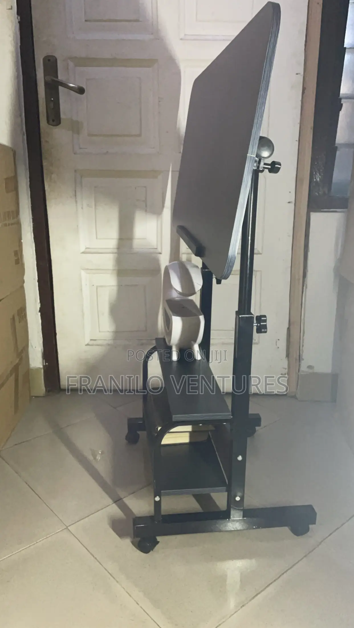 Foldable Adjustable Study Desk With Shelves