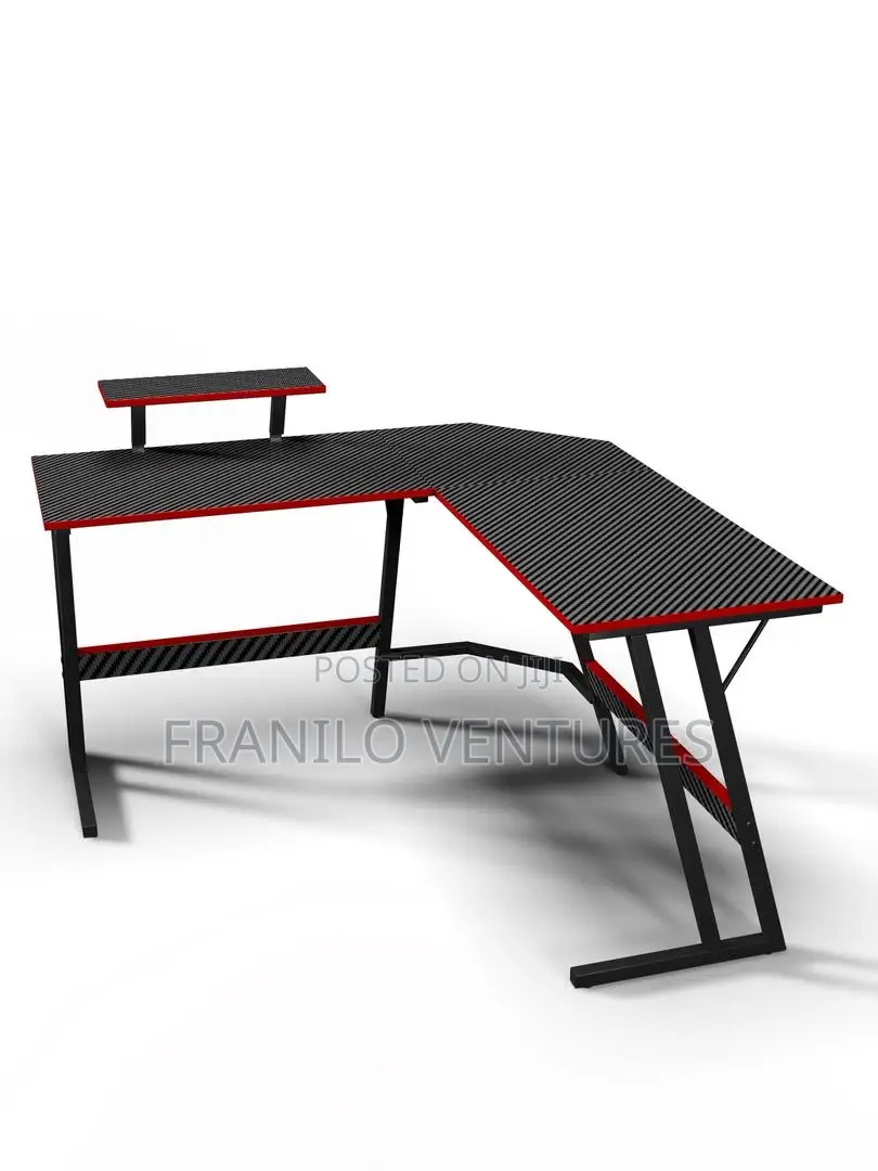 Devoko L- Shaped Gaming Desk With Monitor Stand