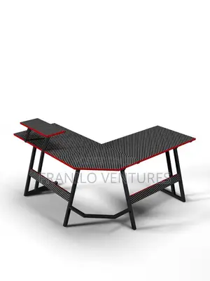 Devoko L- Shaped Gaming Desk With Monitor Stand
