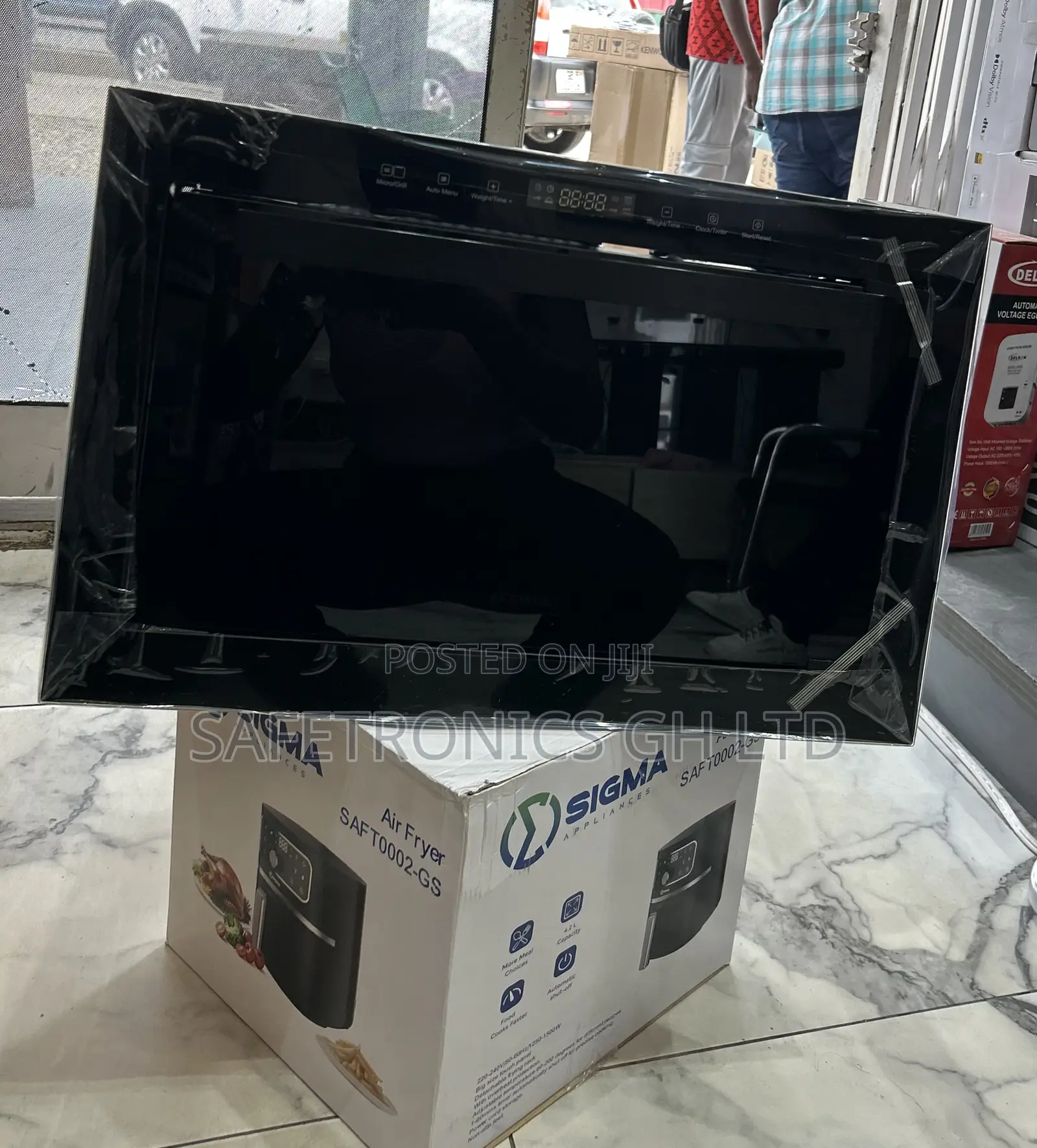 Check Out Premium Black Glass in-Built Kenwood Glass Microwave
