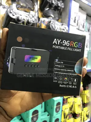 Universal RGB Rechargeable Phone and Camera Light