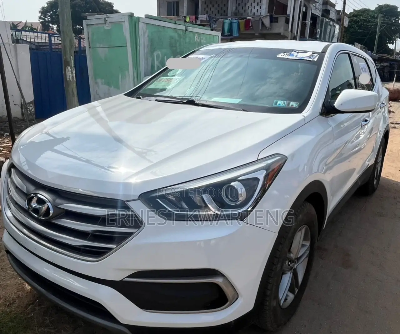Hyundai Santa Fe 2017 White