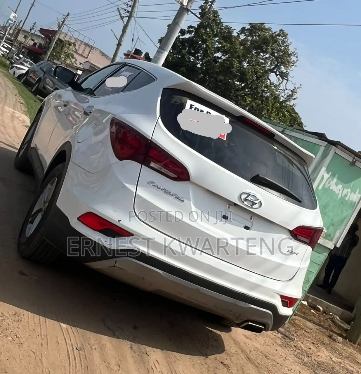 Hyundai Santa Fe 2017 White