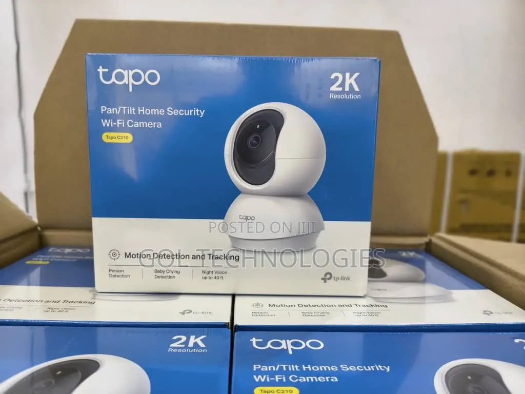 Tapo Pan/Tilt Home Security Wi-Fi Camera With Motion Detection Track