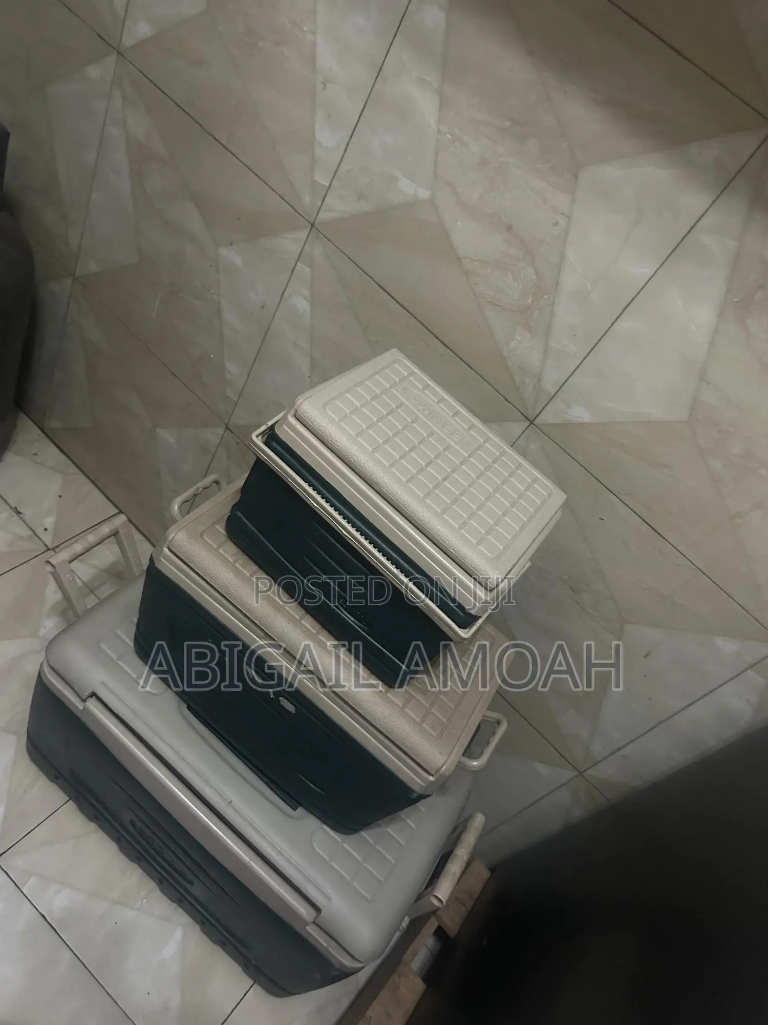 A 4 Set Ice Chest for Sale. Can Be Used You Both Industrial and Home