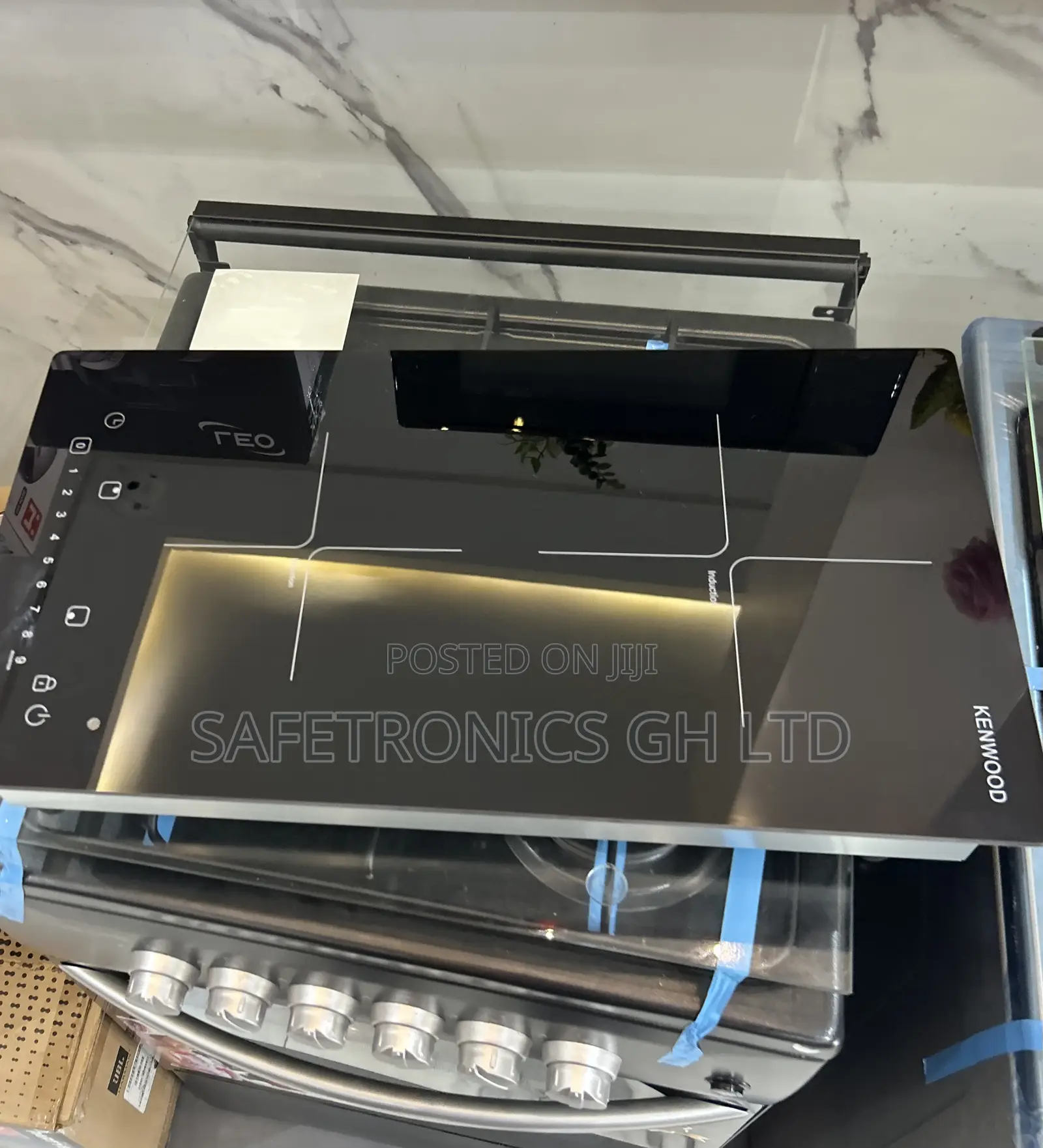 Newly Virtual (Glass) Black 2 Electric Hob Kenwood in-Built