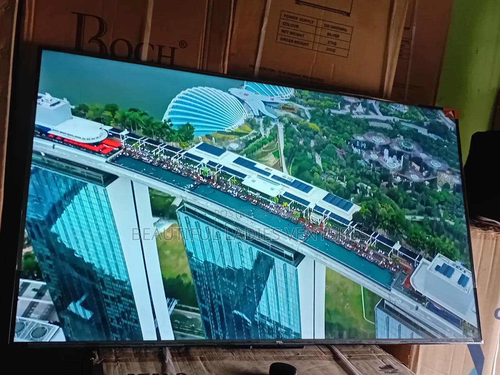 Home-Ready Sigma 55 TCL Tv Tv With Modern Design and Built-in Apps