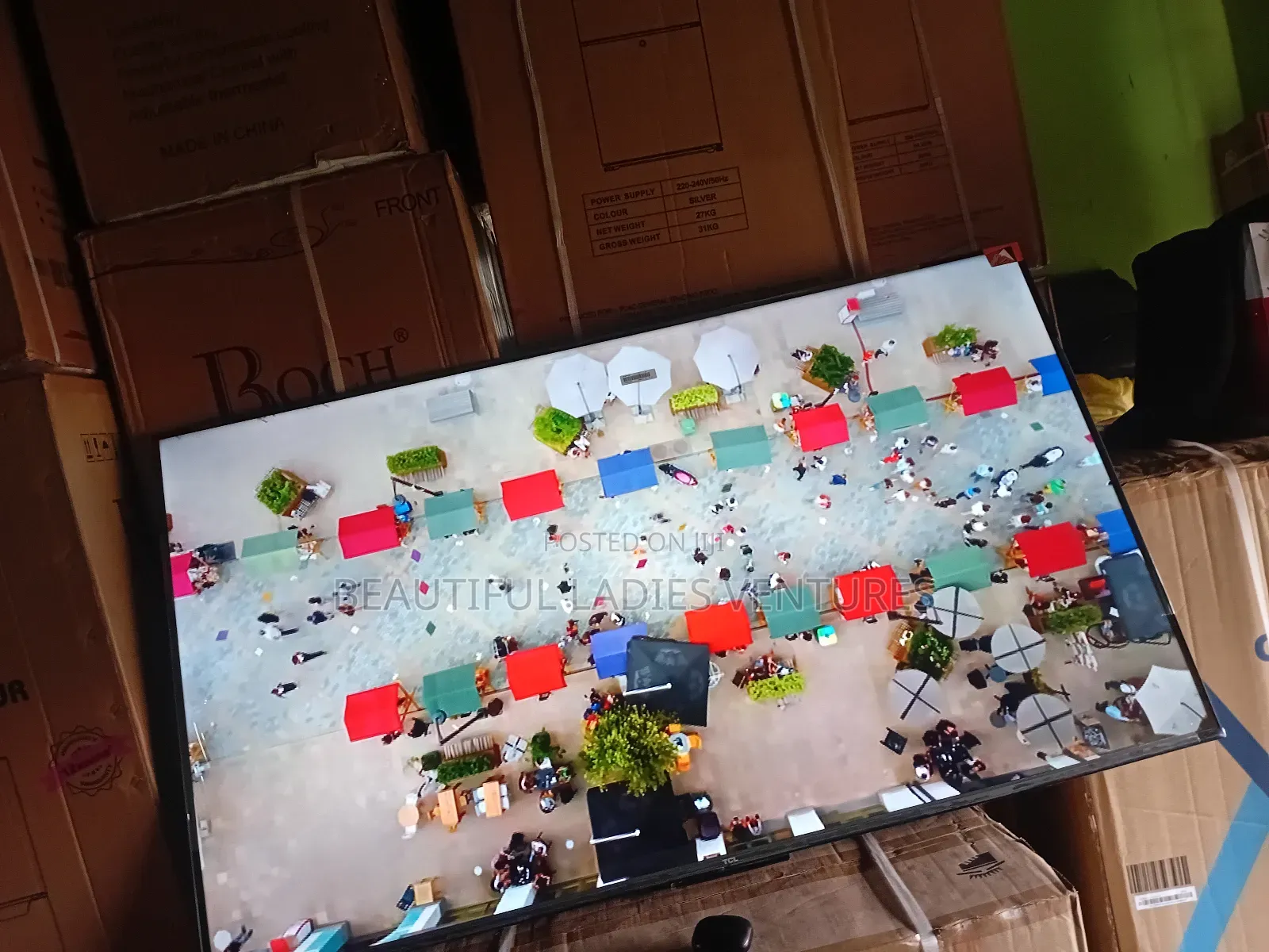 Energy-Efficient 55-TCL Smart Led Tv With Powerful Speaker System