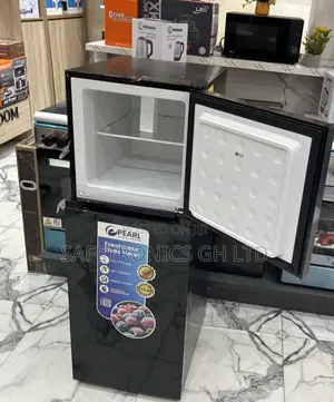 Get Genuine Pearl Black Glass Topfreezer 2 Doors Pf-216tbg-5e Fridge
