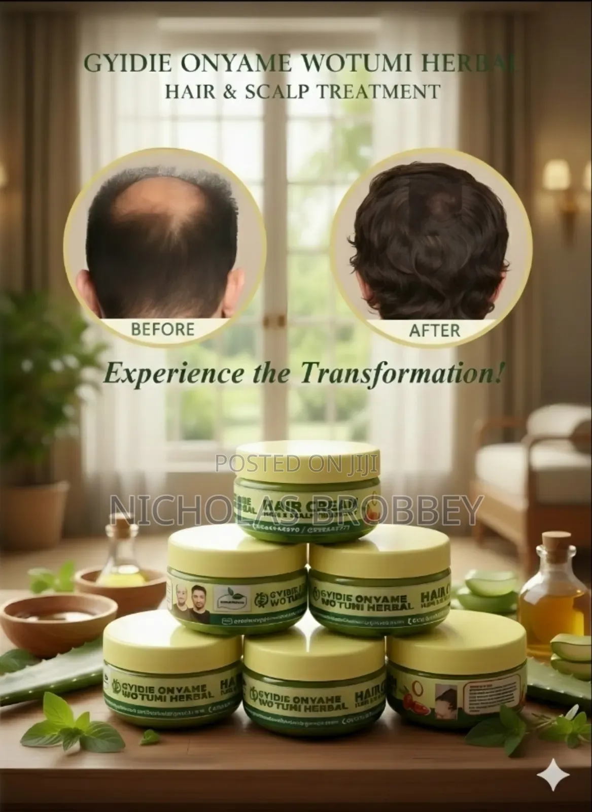 Gyidie Onyame Wotumi Herbal Hair Products
