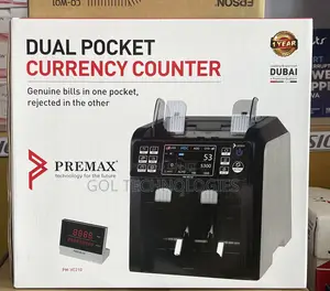 Dual Pocket Currency Counter Premax Genuine Bills Counter