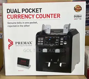 Dual Pocket Currency Counter Premax Genuine Bills Counter
