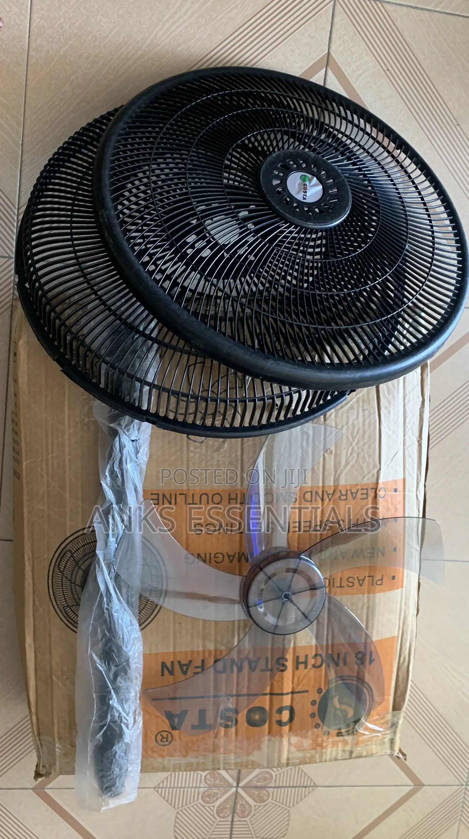 Costa Adjustable 18” Fan | Powerful Co