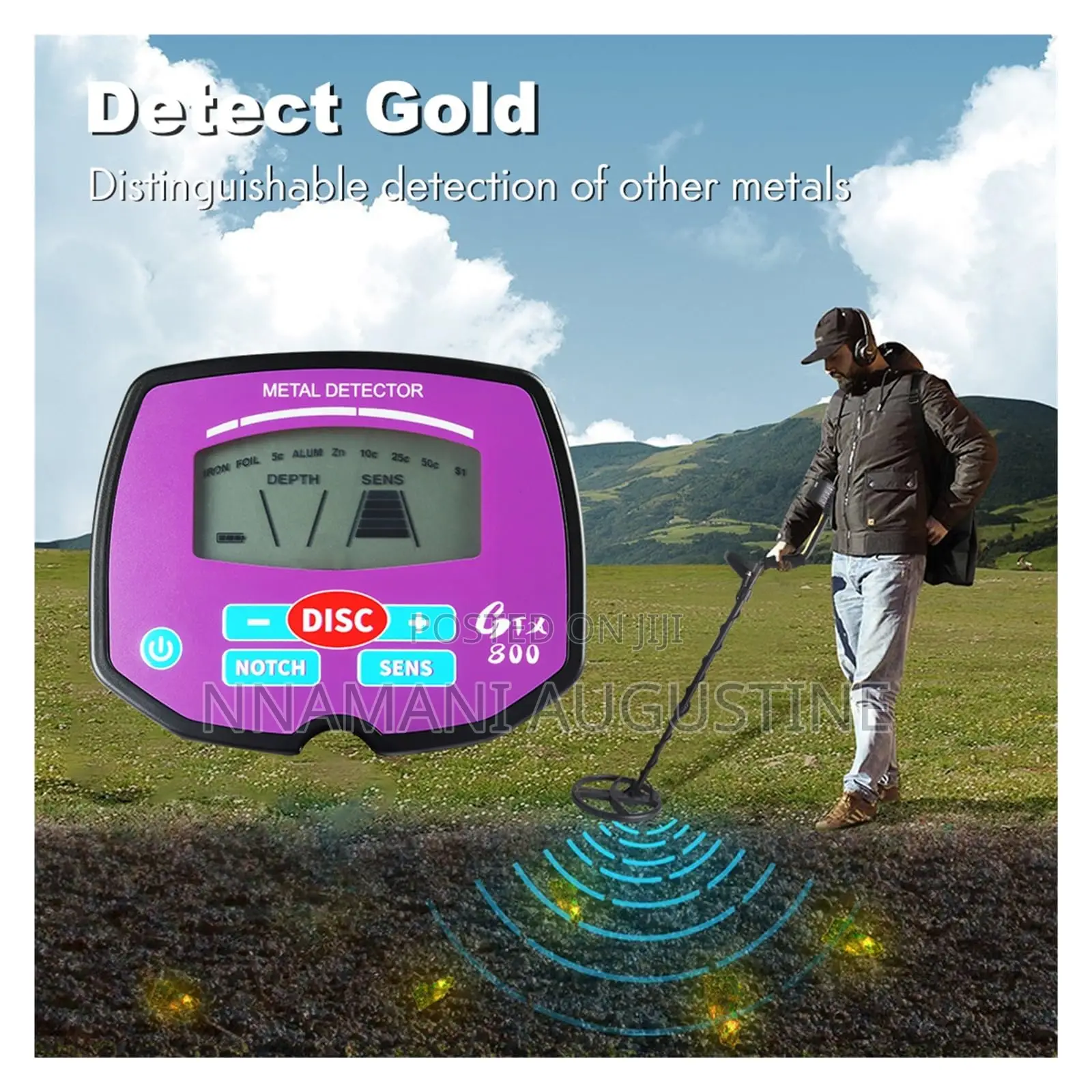 Gtx 800 Gold Nugget Only Detector