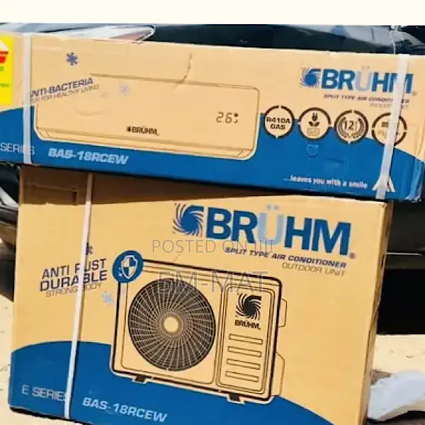 Premium Design Bruhm 2.0hp R410a (2 Star) Split Air Conditioner