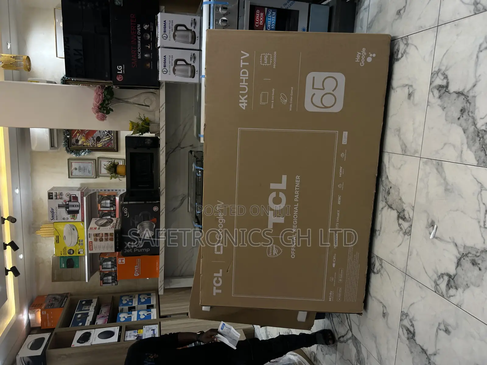 Affordable Clear Screen Tcl65p635 HDR 65” Android TCL Tv