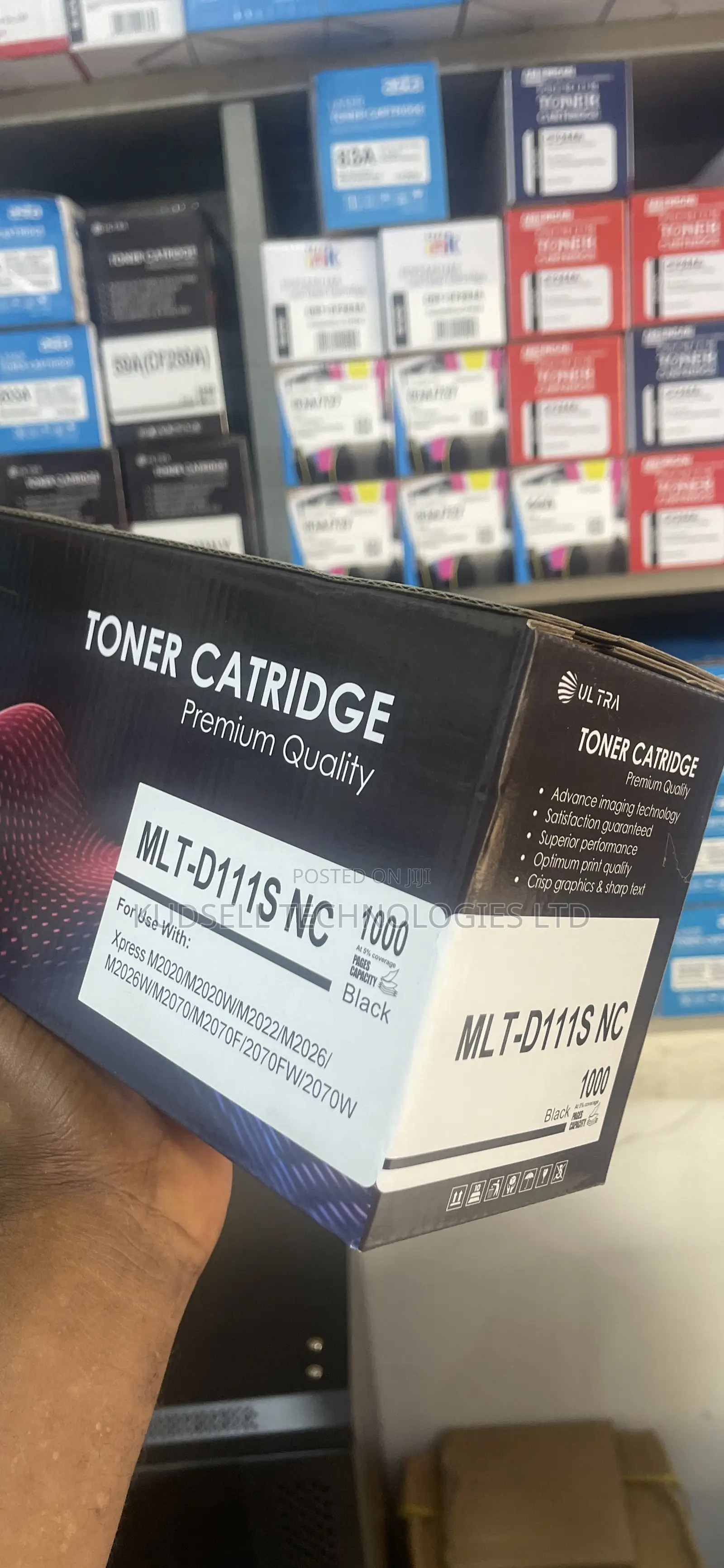 Samsung MLT-D111s Black Toner for -M2020, 2022, 2070, M2070w Printers