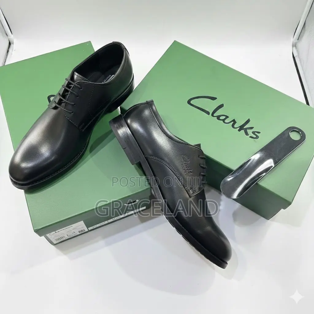 This Is Original Clark Real Pure Leather Loafers Shoe