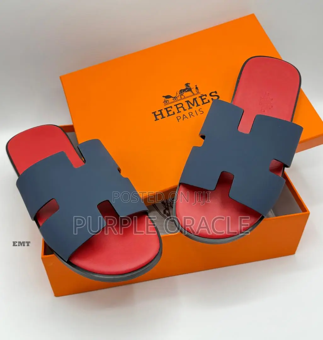 Hermes Sleek and Durable Slides for Gentlemen