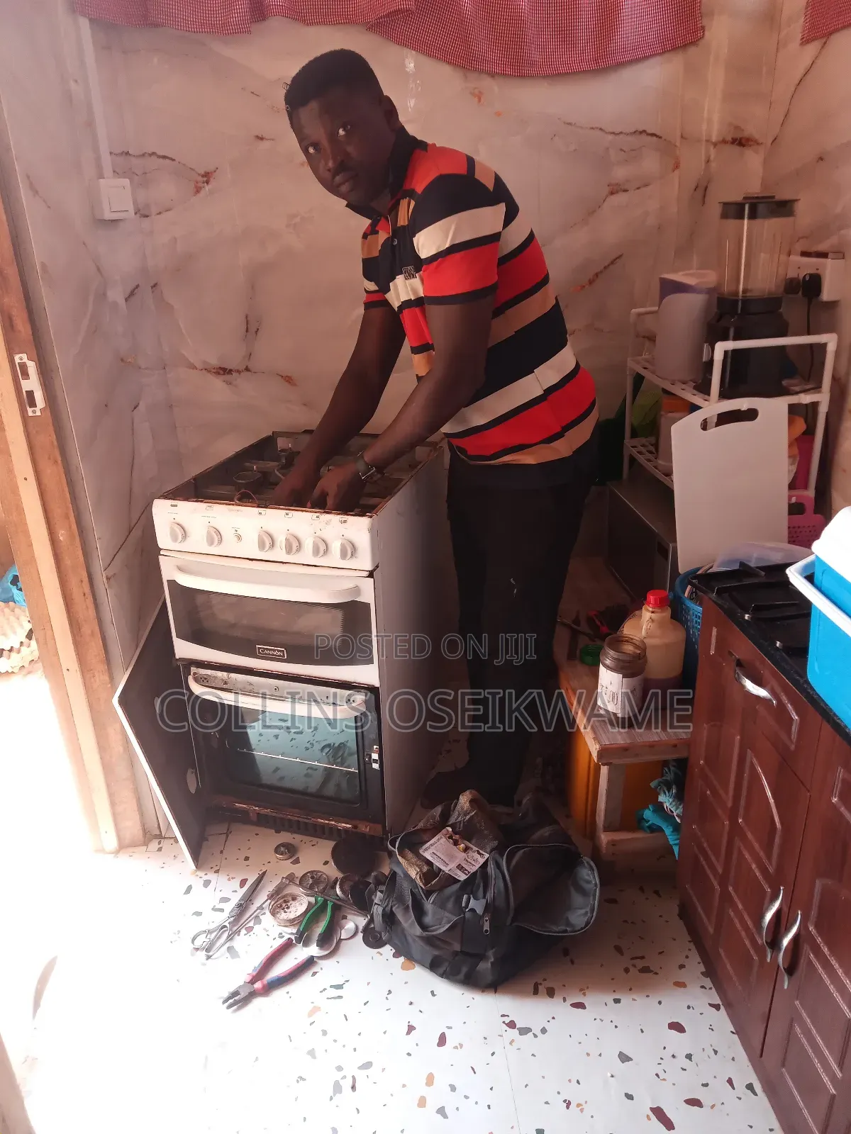 Nana Osei Gas Cooker Repairs Expert