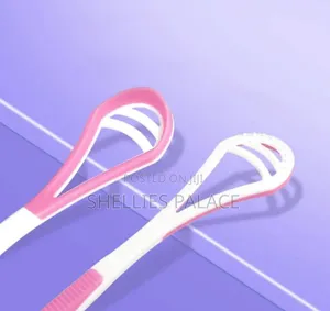 Reusable Double Sided Professional Silicone Tongue Scraper For Adults