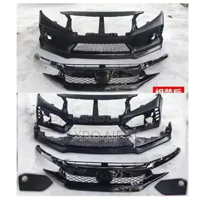 Front Bumper Car Body Kits W/ Grille For 2016-2019 Honda Civic