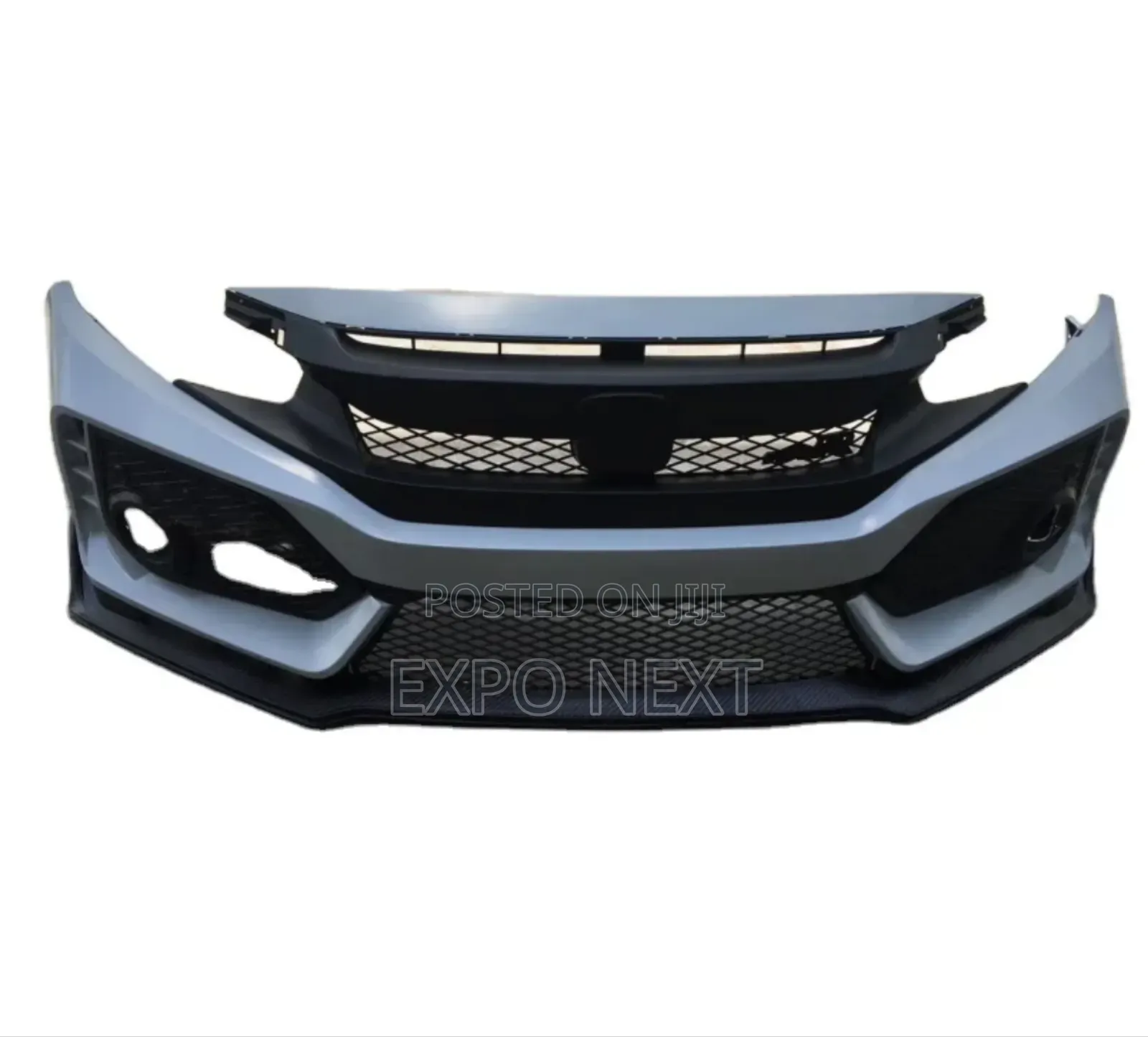 Front Bumper Car Body Kits W/ Grille For 2016-2019 Honda Civic