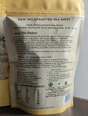 Wildcrafted Sun-dry Seamoss