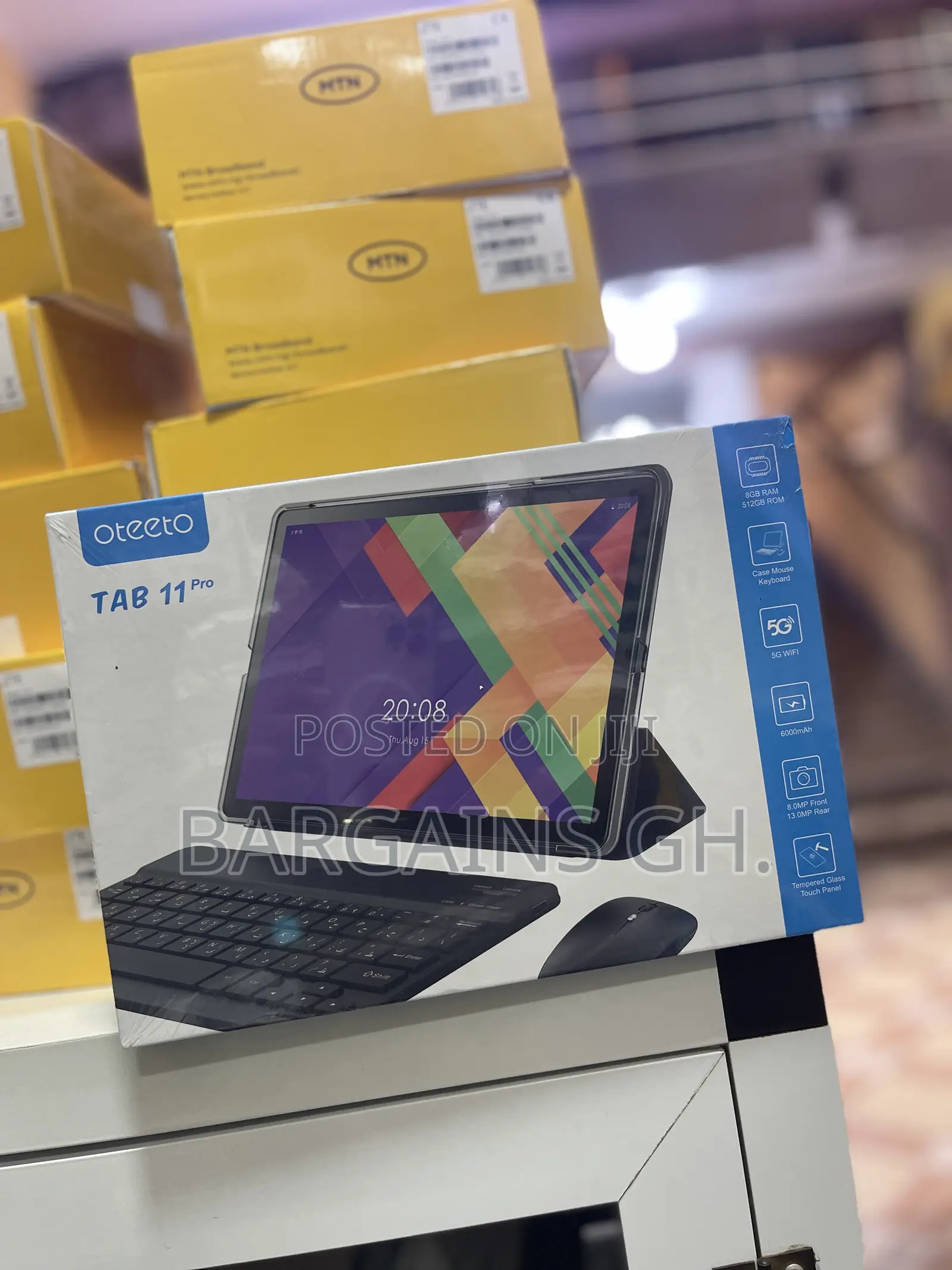 New Oteeto Tab 11 Pro 512 GB Black
