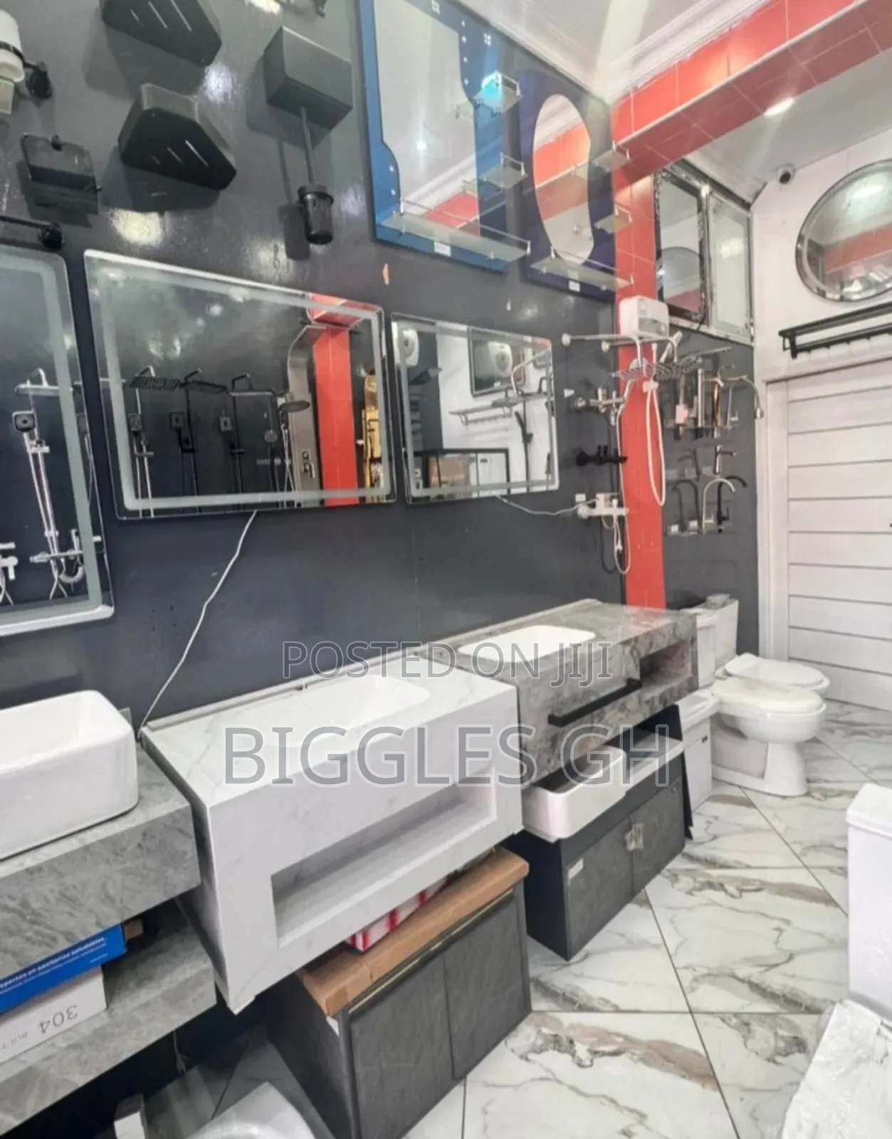 Vanity Cabinet Basin With Led Mirror