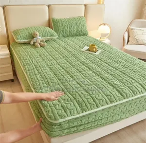Luxury Jacquard Bedding Set Bed Sheet and Pillowcases Quality