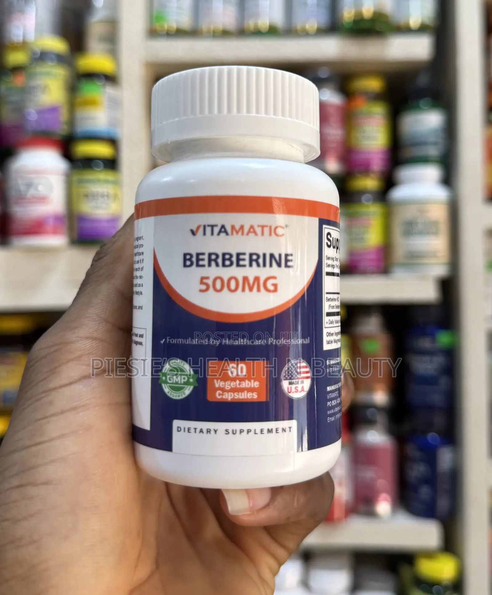 Vitamatic Berberine 500mg