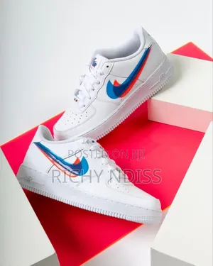 Customed Nike Airforce Af1's Swoosh