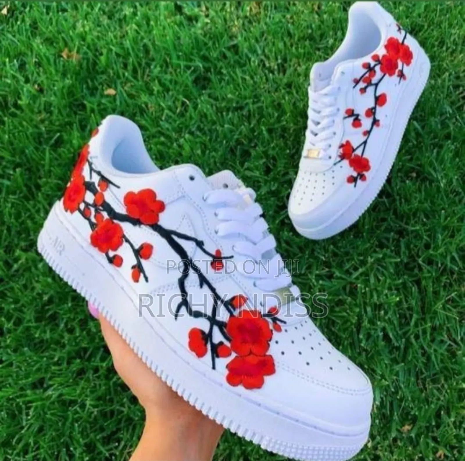 Customed Nike Airforce Af1's Swoosh