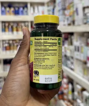 Spring Valley Maca Root 500mg Capsules for Men and Women, 90 Capsules