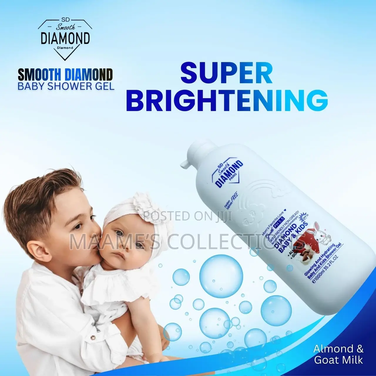 Smooth Diamond Baby And Kids Shower Gel