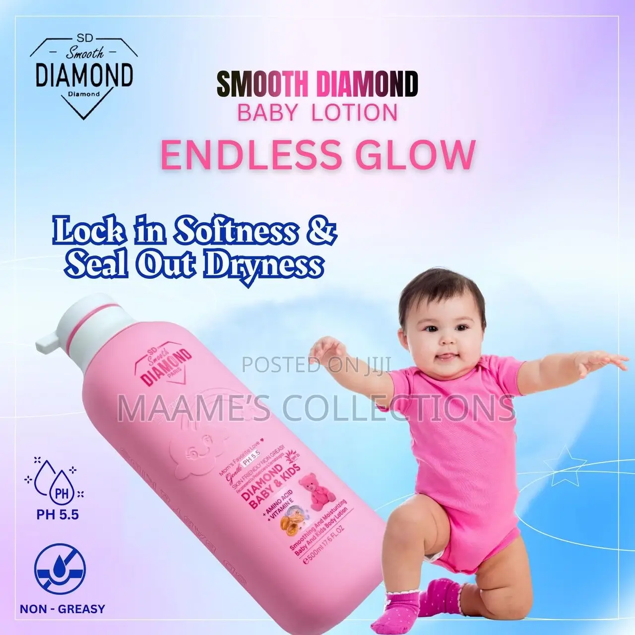 Smooth Diamond Baby Kids Lotion