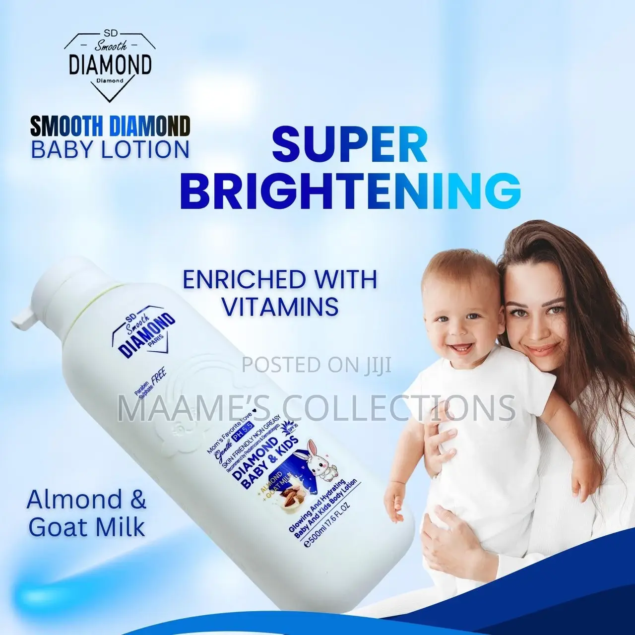Smooth Diamond Baby Kids Lotion