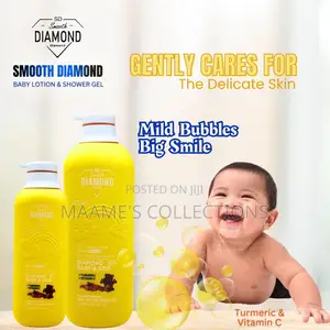 Smooth Diamond Paris Baby and Kids Shower Gel and a Body Lotion.