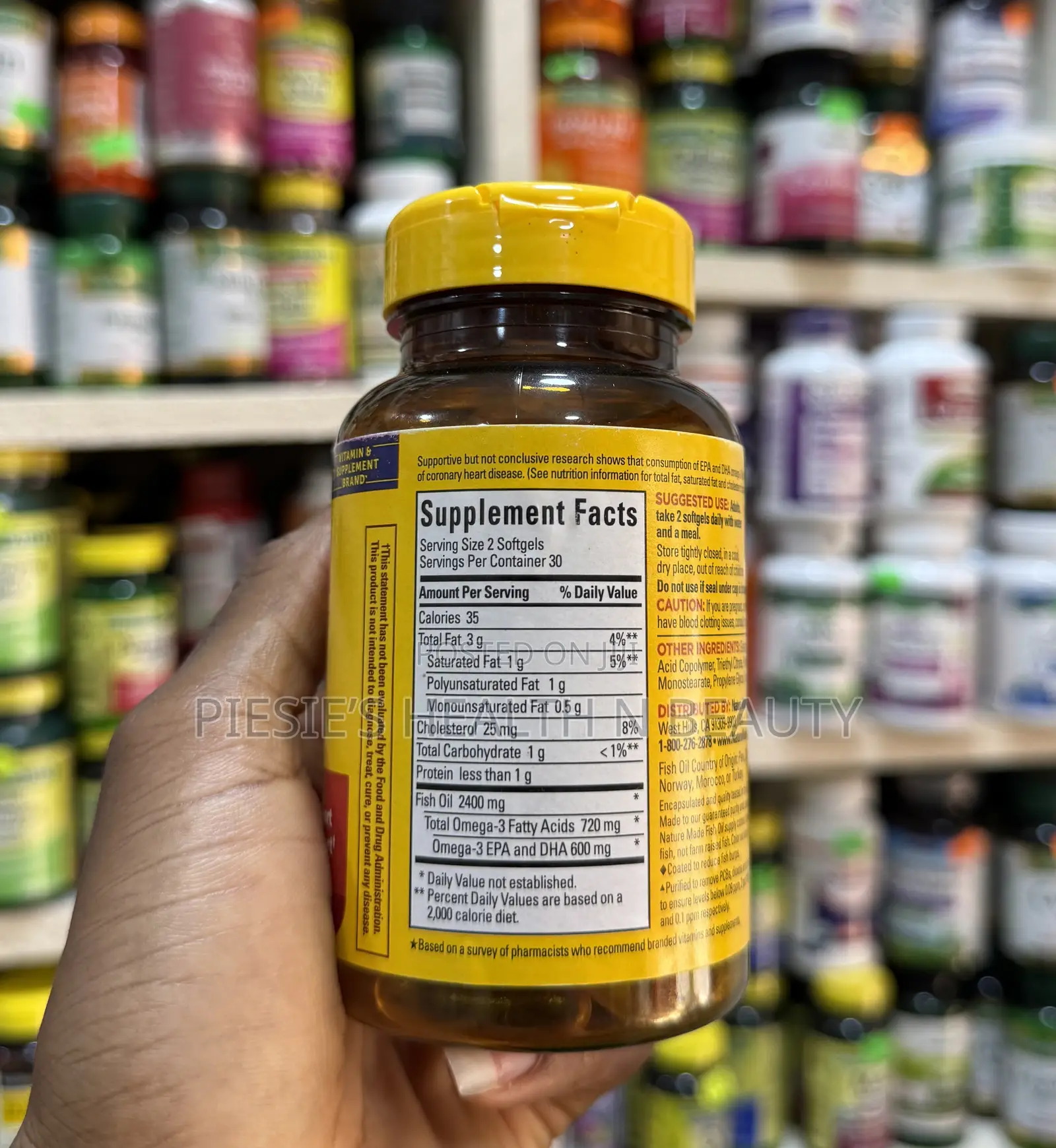 Nature Made Burp Less Fish Oil 1200 Mg Softgels, Fish Oil, 60 Count