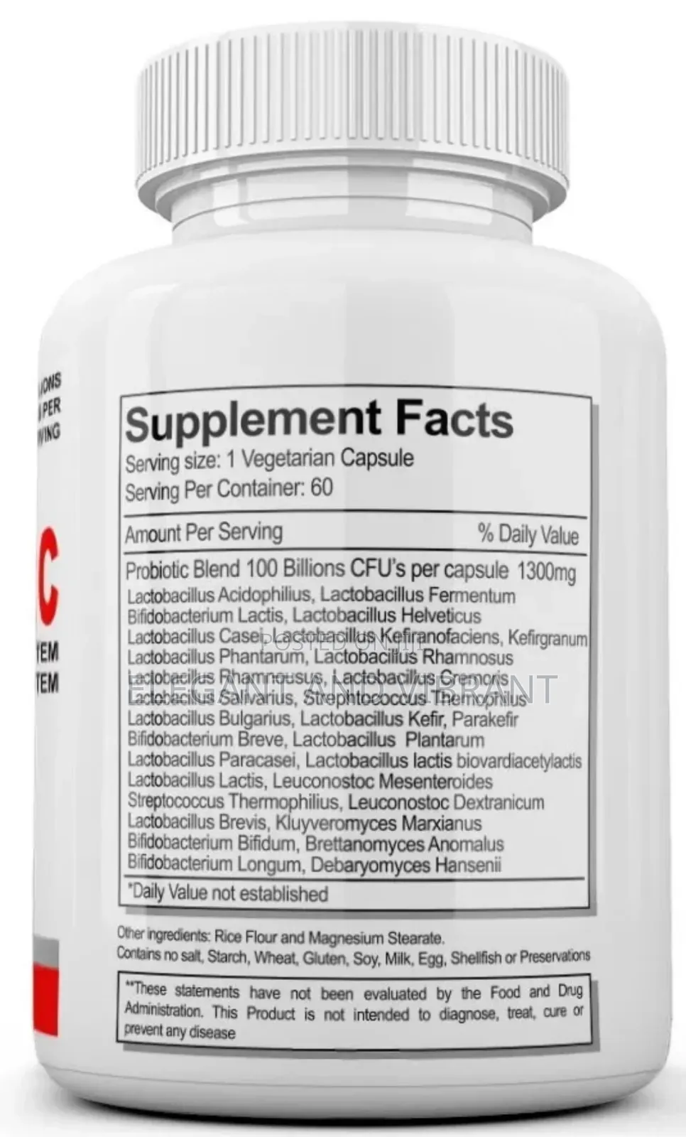 Probiotic 100 Billion Cfus 60 Capsule  Ultimate Flora Primal Natural